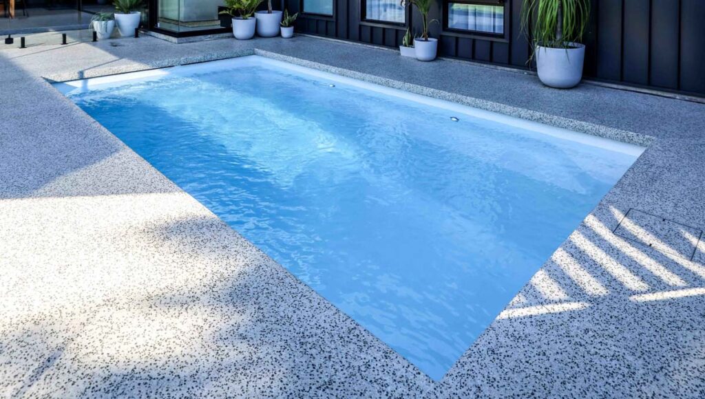 Amalfi range pool inspiration; exact size and layout vary