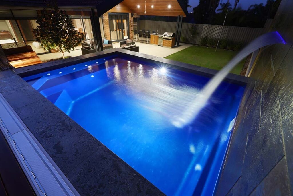 Billabong Plunge range pool inspiration; exact size and layout vary