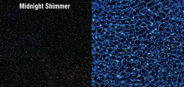 Midnight Shimmer material sample