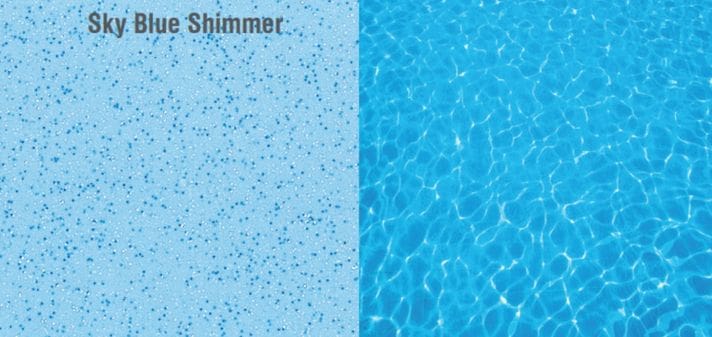 Sky Blue Shimmer material sample