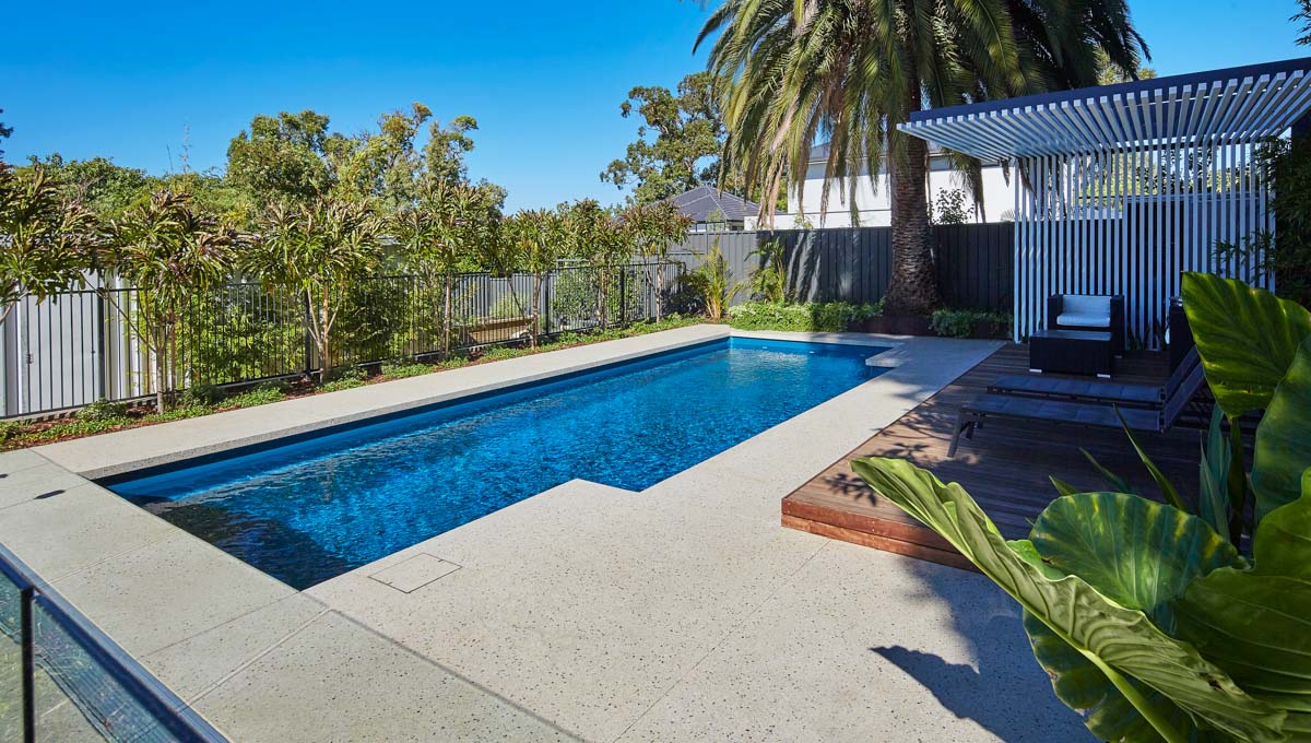 Poolside inspiration accompanying the article